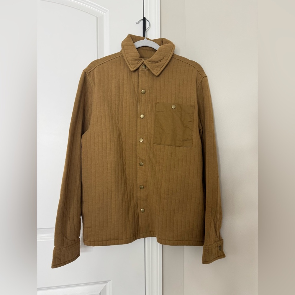 Men's Quilted Knit Shirt Jacket - Goodfellow & Co